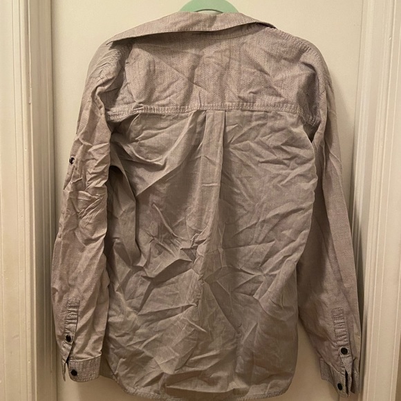 Diesel button down shirt patchwork small - Picture 5 of 6